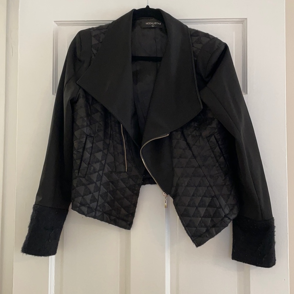 Short black jacket